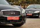 TEST Infiniti M30d vs. Jaguar XF 3,0D – Ostrovní alternativy