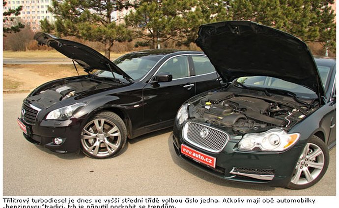 infiniti jaguar testy vyssistredni srovnavacitesty