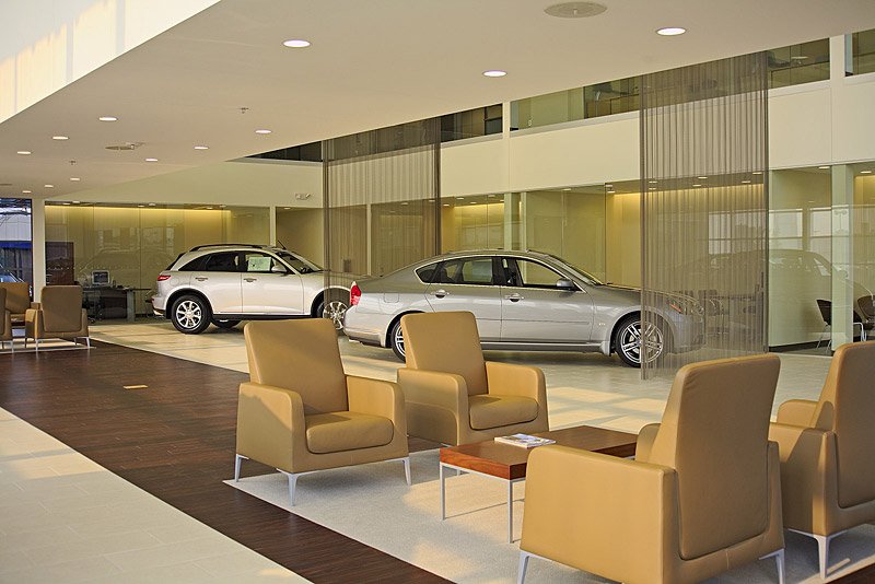 Infiniti showroom