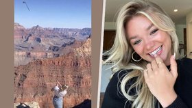 Influencerka odpalovala golfové míčky do Grand Canyonu: Stihl ji trest k smíchu