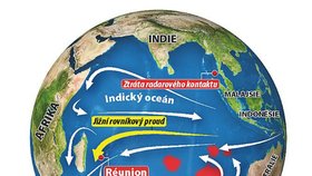 Ze ztraceného letadla MH370 se našel kus křídla.