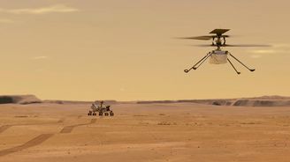 Historický úspěch NASA: Helikoptéra Ingenuity na Marsu vzlétla a zase přistála 