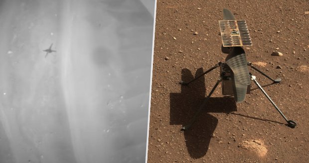 Takhle to vypadá na Marsu: NASA ukázala video z jejího vrtulníku na rudé planetě