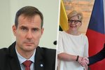 Premiér Fiala se v Brně sešel s předsedkyní litevské vlády. Mírnil Řehkova slova o ruské hrozbě.