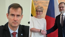 Premiér Fiala se v Brně sešel s předsedkyní litevské vlády. Mírnil Řehkova slova o ruské hrozbě.