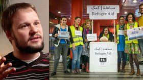 Iniciativa Hlavák nabízí uprchlíkům pomoc 24 hodin denně. Na dobrovolníka Michala Uhla ale někdo kvůli tomu podal trestní oznámení.