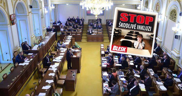 Ve Sněmovně se hlasovalo o novele školského zákona, kterou vetoval prezident republiky Miloš Zeman. A pokud veto poslanci »nepřebijí«, otevřou se dveře k opětovnému jednání o inkluzi!