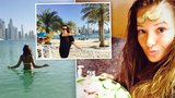 Puhajková si užívá v luxusní Dubaji: Šejky dráždí okurkou! 