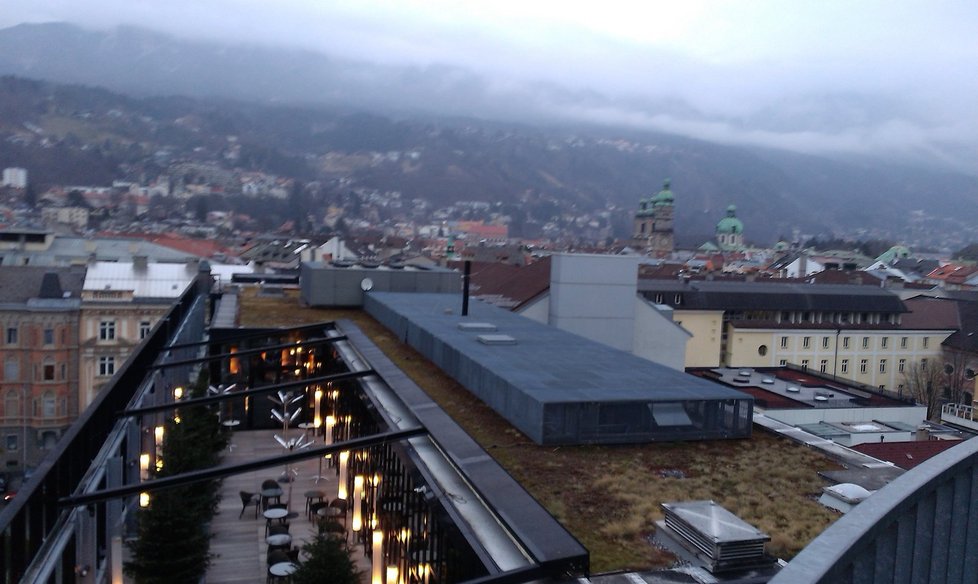 Výhled na Innsbruck