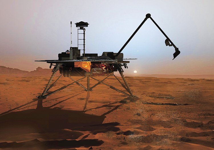 Koncept sondy InSight vycházel z dřívějšího modelu Phoenix, která sondě InSight jako by z oka vypadla