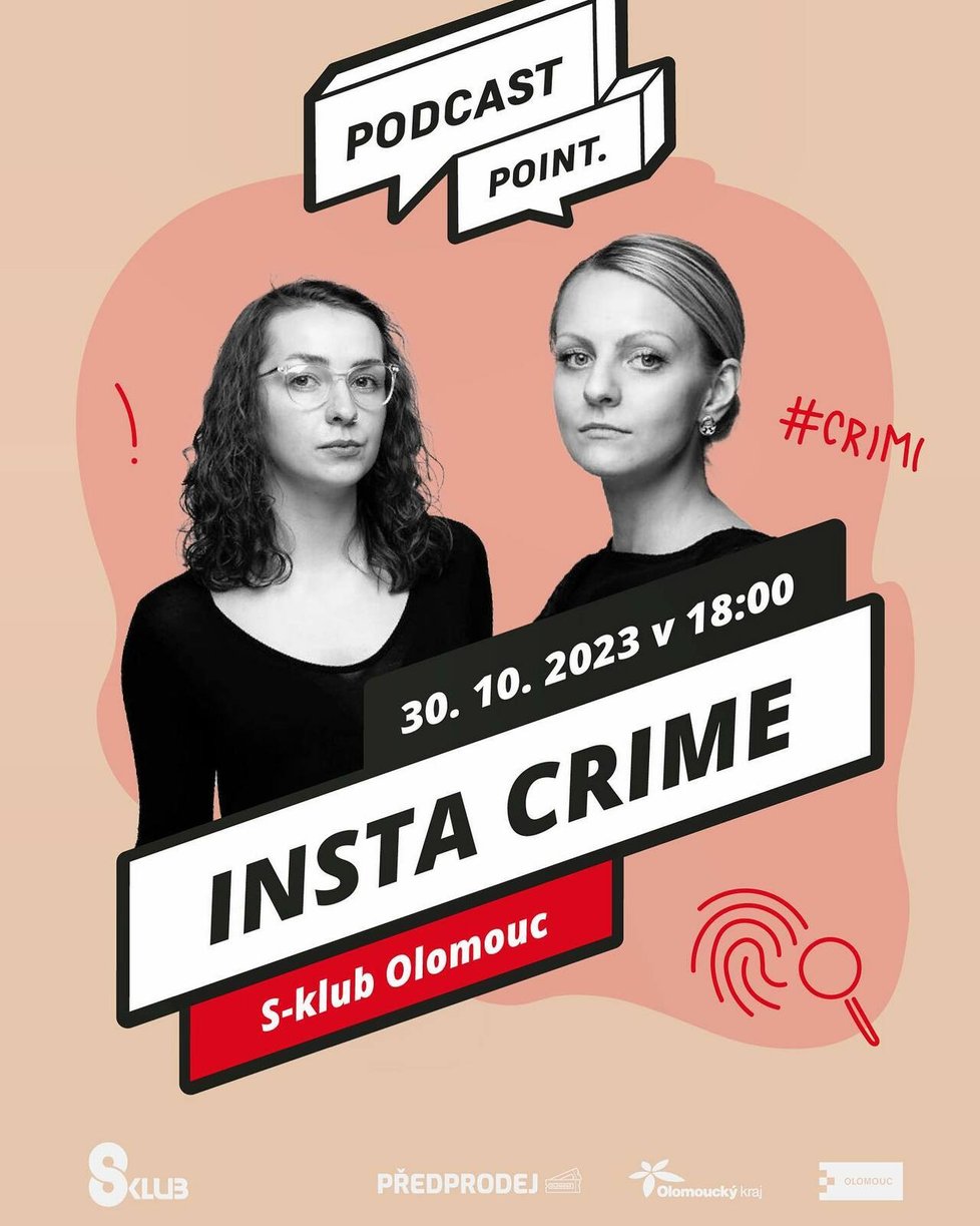 Insta Crime Podcast vyráží na besedu v Olomouci