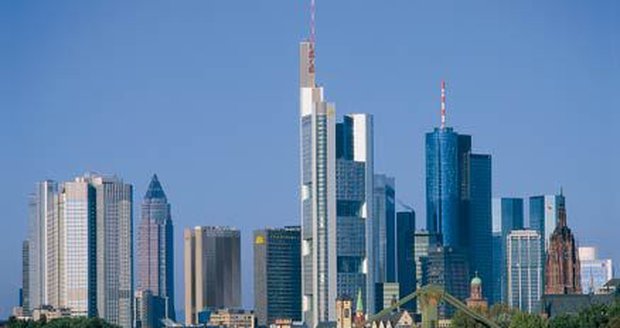 Skyline ve Frankfurtu