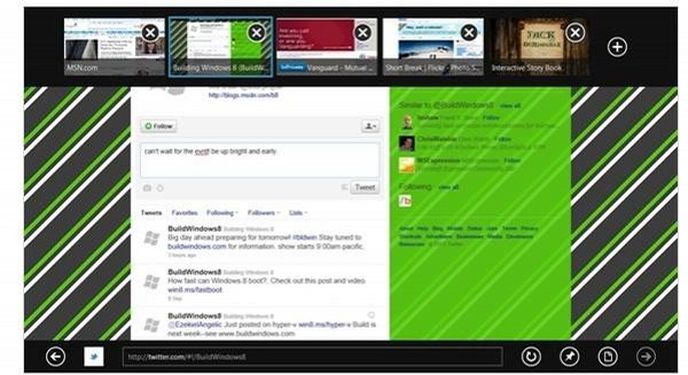 Internet Explorer 10 Platform Preview 3 ve Windows 8 a v prostředí Metro