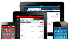 Připojit se na svůj účet internetového bankovnictví můžete i z chytrých telefonů či tabletů