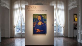 Mona Lisa ze 330 Rubikových kostek se bude dražit za téměř čtyři miliony