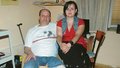 Invalida Georgij Alanija (47) s dcerou Káťou (21). Tvrdí, že ho napadli revizoři, když chtěl vidět jejich průkaz.