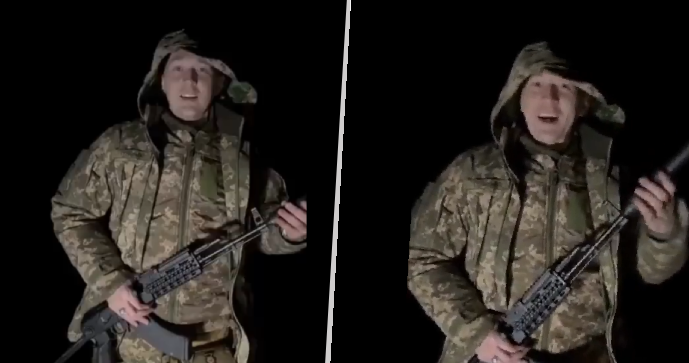 Ukrajinský voják vydal ostré varování Rusku a vyzval jeho síly, aby se vzdaly.