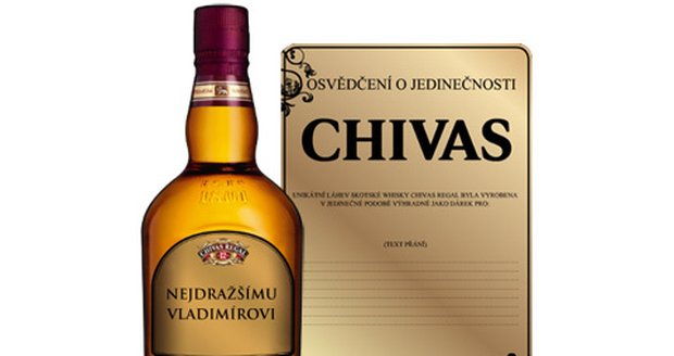 Personifikovaná CHIVAS REGAL 12YO