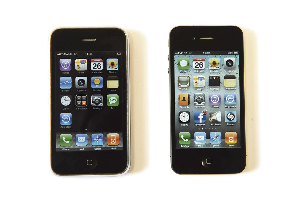 iPhone 3G se u nás začal prodávat v roce 2008 ...jeho nová verze na prodejnách operátorů dnes