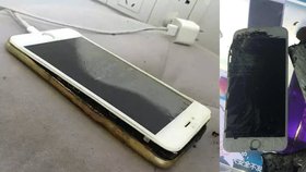 Zničený iPhone 6. Apple tvrdí, že za nic nemůže.