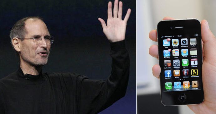 Bývalý šéf Applu Steve Jobs a iPhone