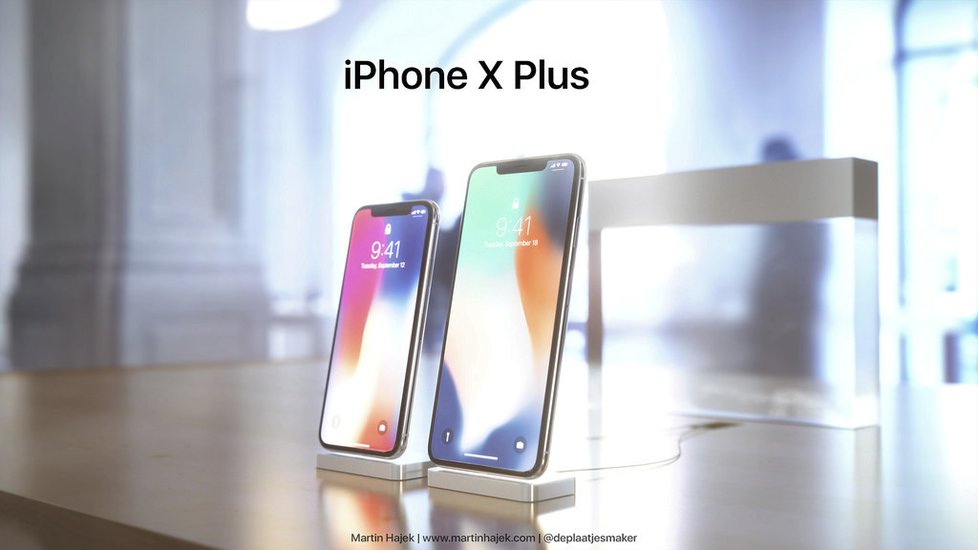 iPhone X Plus podle Martina Hajka