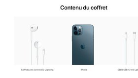 V balení francouzkých iPhonů 12 a 12 Pro kromě kabelu najdete i drátová sluchátka EarPods.