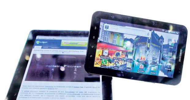 Multi-touch používají jak iPady, tak ostatní tablety