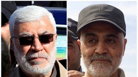 Při útoku na letiště zemřeli Abú Mahdí Muhandis a Kuds Kásim Sulejmání