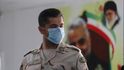 Vojáci nosí roušky na hranici Iráku a Íránu