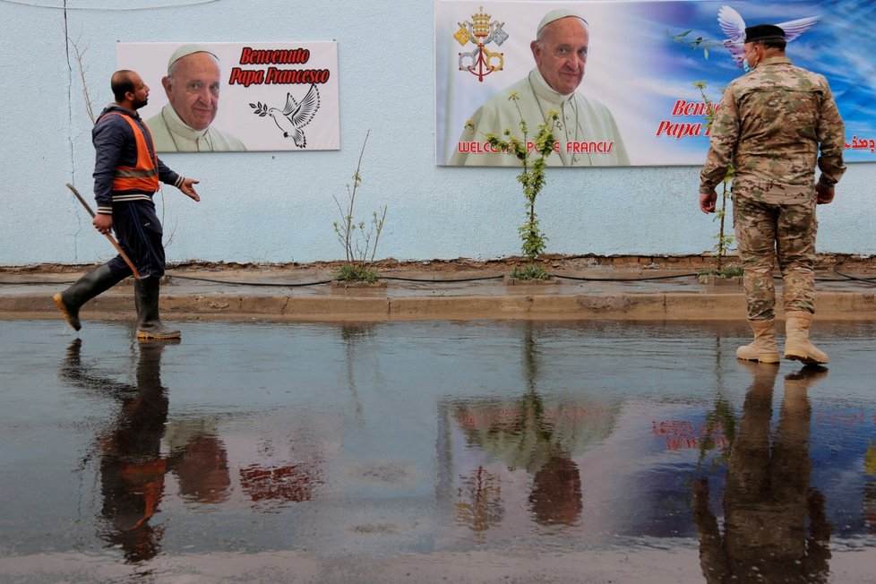 Přípravy na návštěvu papeže Františka v Iráku