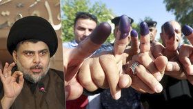 Irácké volby vyhrál vůdce protiamerické koalice Muktada Sadr.