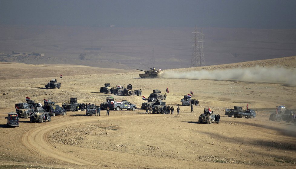 Další útok na Islámský stát začal: irácká armáda dobývá Mosul.
