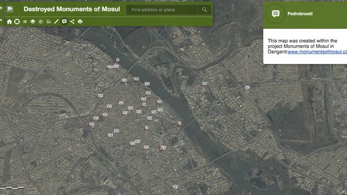Čeští vědci vytvořili unikátní mapu iráckého Mosulu