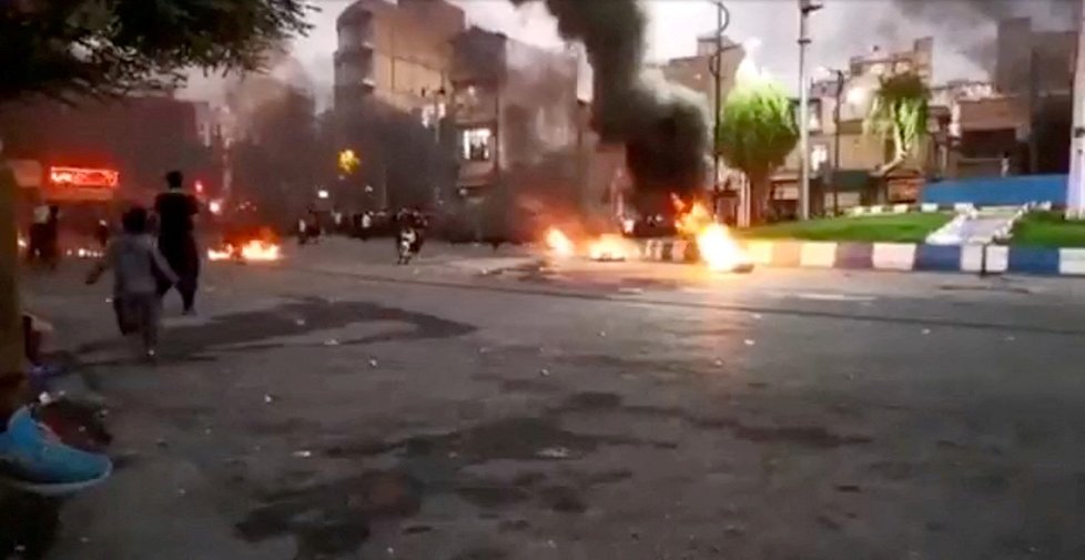 Džavánrúd, Írán: Protesty za lidská práva (8. 10. 2022)