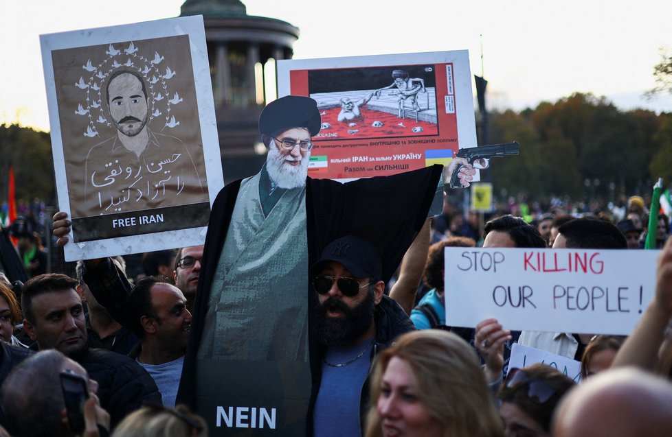 Protesty na podporu íránských žen: Berlín