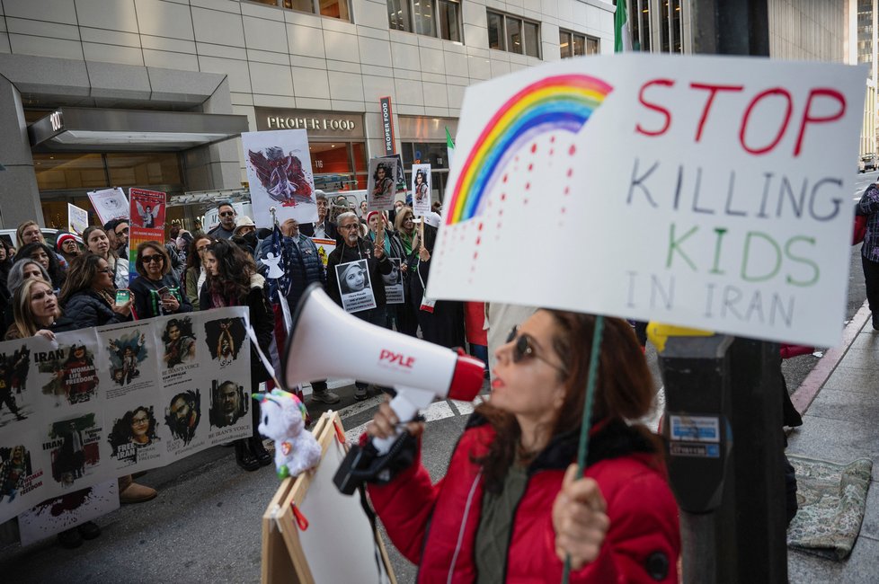 Protesty na podporu íránských žen: San Francisco