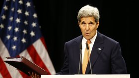 Ministr zahraničí USA John Kerry.