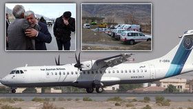 Letadlo typu ATR-72 íránské společnosti Aseman Airlines havarovalo: 65 mrtvých