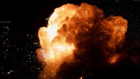 Následky íránského úderu na Tel Aviv (28.2.2026)