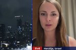 Karolína Avivi Řeháčková byla během útoku Íránu na Izrael právě v Izraeli