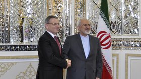 Ministr zahraničí Lubomír Zaorálek na oficiální návštěvě Íránu.