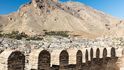 Mohutný hrad Falak-ol-Aflak v íránské provincii Lorestán