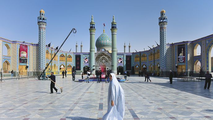 Mešita v měste Aran va Bidgol