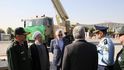 íránský prezident Hasan Rúhání u nového systému protivzdušné obrany Bavar 373