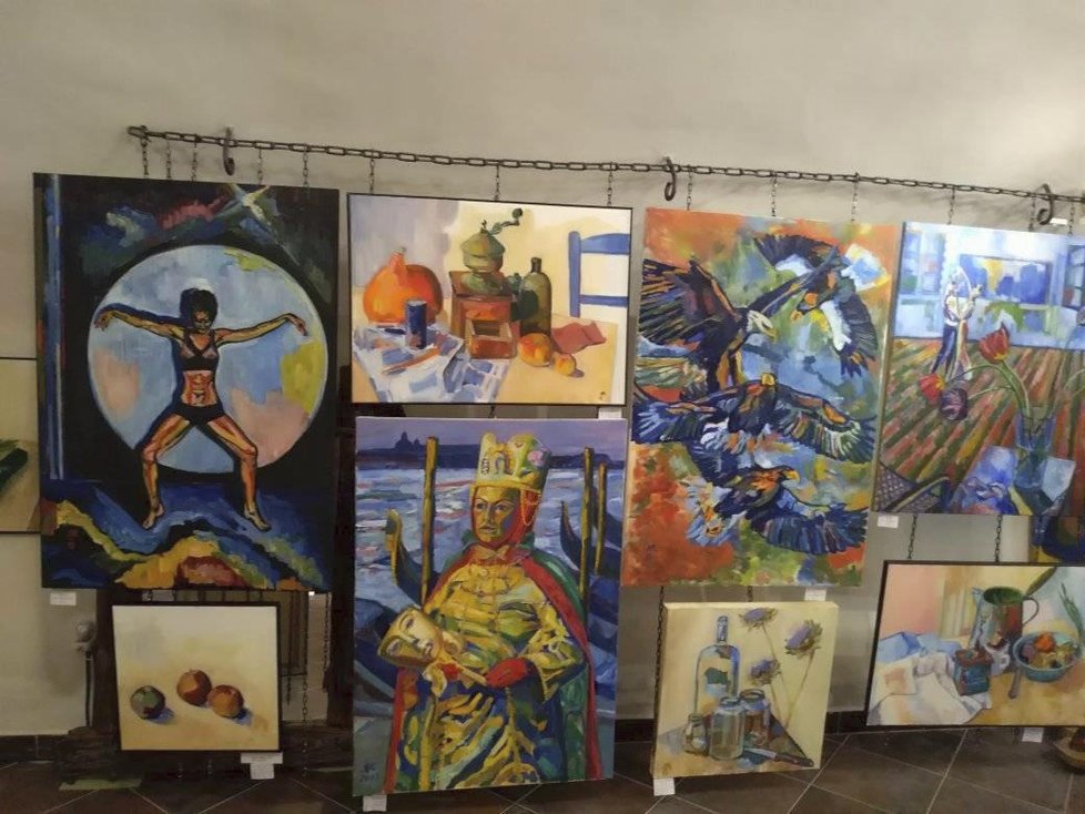 Ireniny obrazy jsou také součástí stále expozici v táborské galerii Supice.