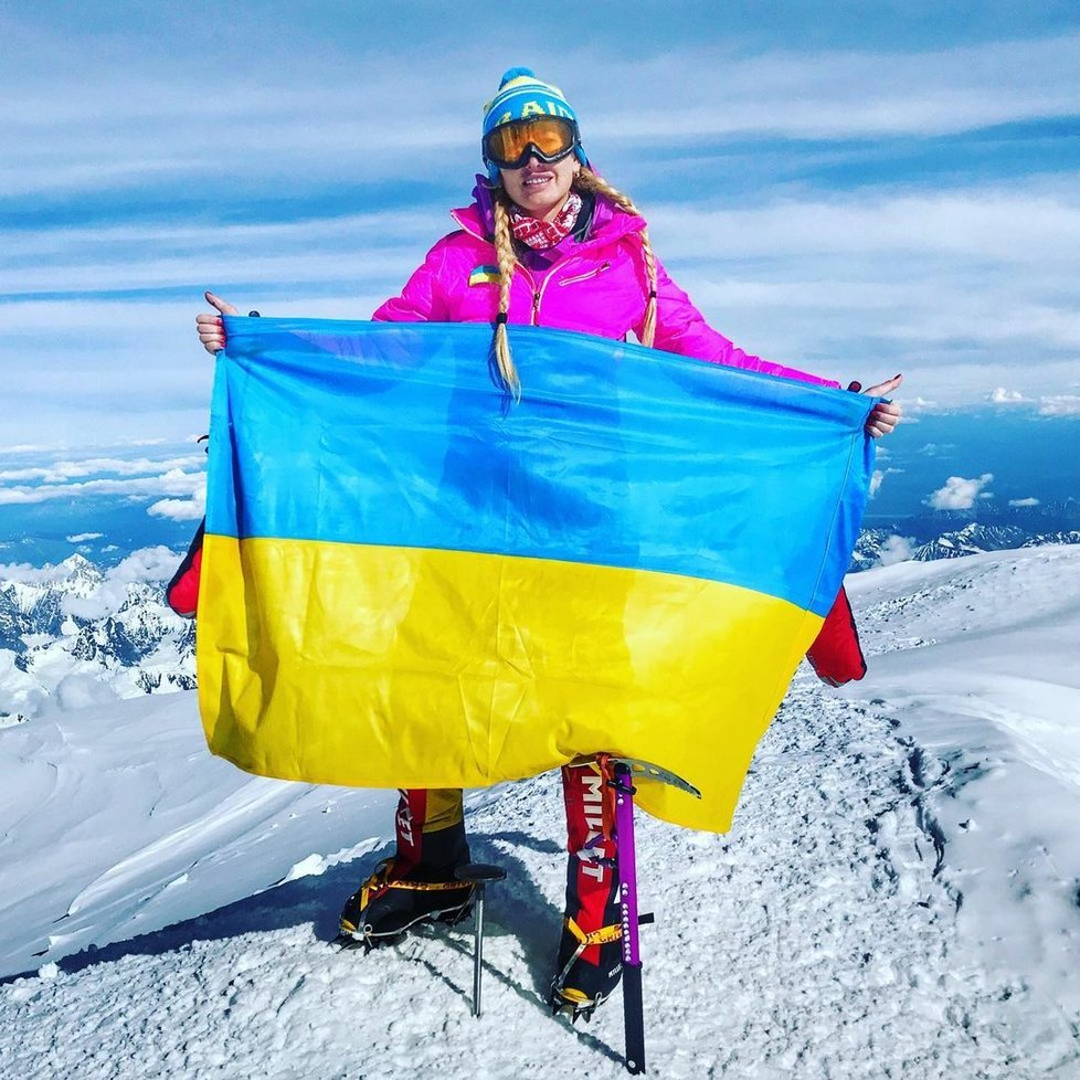 Irina Galayová (33) ukrajinská horolezkyně a politička