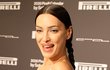 Irina Shayková na tiskové konferenci Pirelli v Praze Irina Shayková na tiskové konferenci Pirelli v Praze