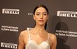 Irina Shayková na tiskové konferenci Pirelli v Praze Irina Shayková na tiskové konferenci Pirelli v Praze