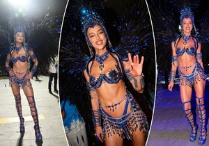 Irina Shayková na karnevalu v Riu